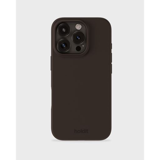 holdit Iphone 16 ProMax Silikone Cover, Chocolate