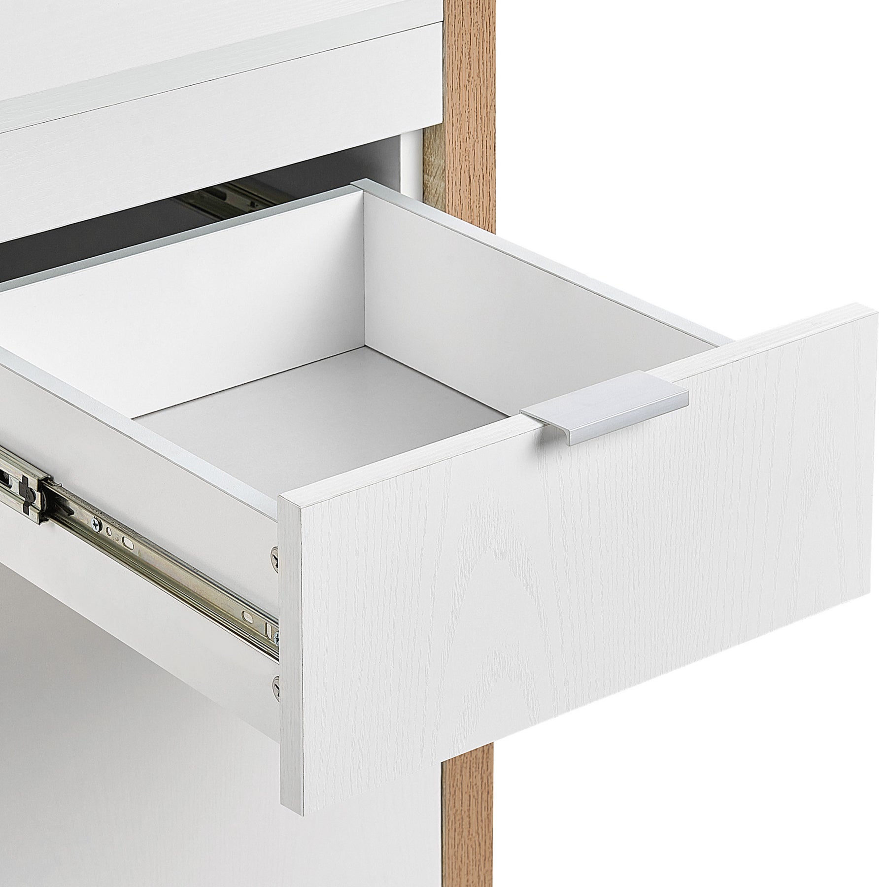 Beliani - JOHNSON - Bureau - Wit - Vezelplaat