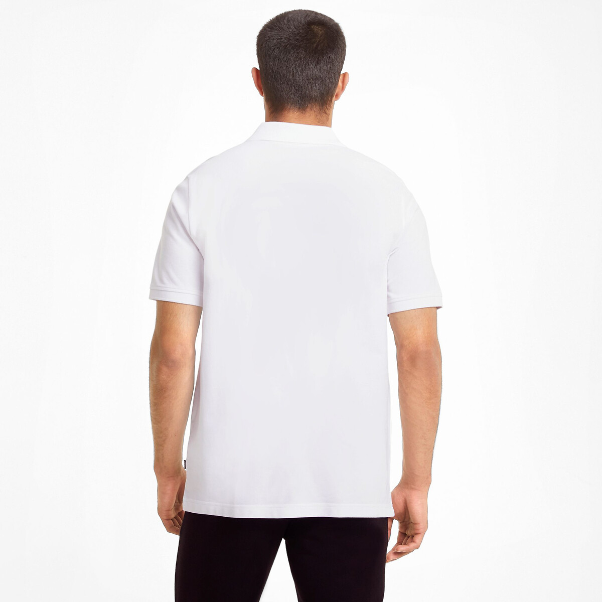 PUMA<br>Polo em algodão piqué essencial