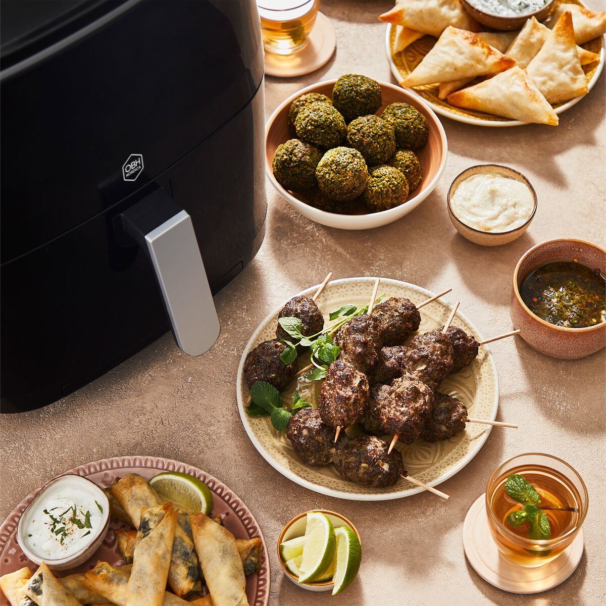 Easy Fry 3in1 Steam+ airfryer, svart