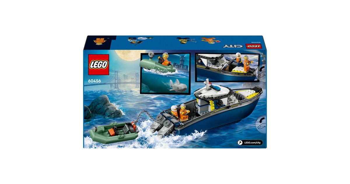 LEGOCity - Achtervolging met politieboot Constructiespeelgoed  (60456)