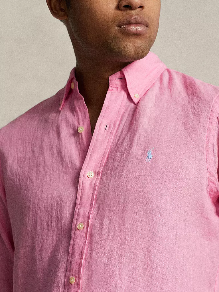 POLO RALPH LAUREN Leinenhemd rosa