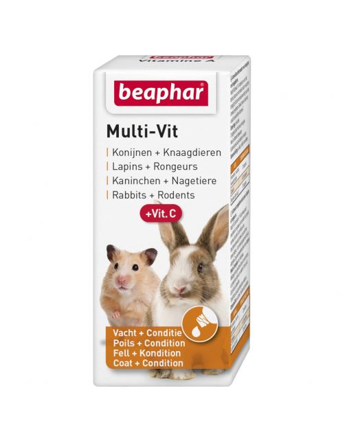 Beaphar Multi-Vitamine Knaagdier - Supplement - 20 ml