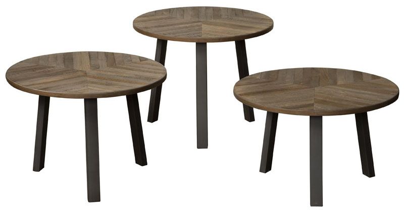 Salontafelset Lazio ⌀55  x H45 cm