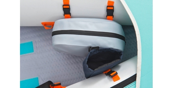 Coleman aufblasbares Kajak Kit Sevylor Maui 2 1 für 2 Erwachsene und 1 Kind inkl. 2 Paddel / wasserdichte Tasche / Getränkehalter / Luftpumpe