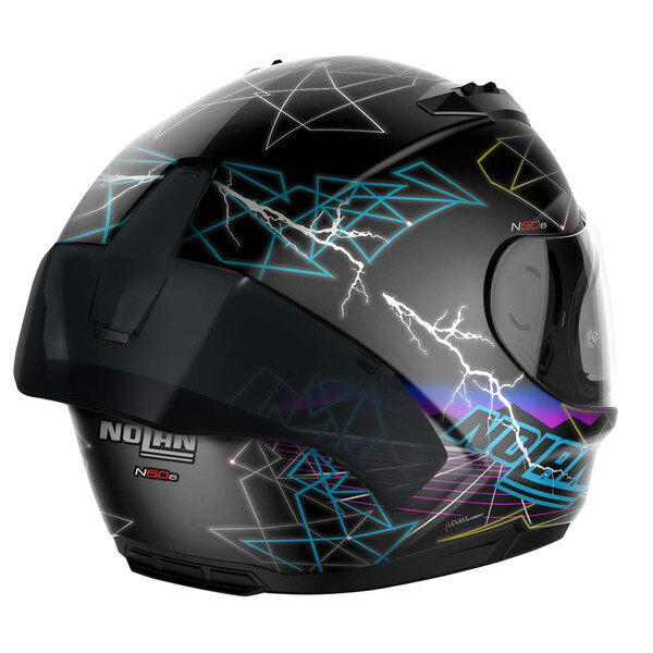 Nolan - Casque N60-6 Sport Raindance Noir / Multicolore / Mat