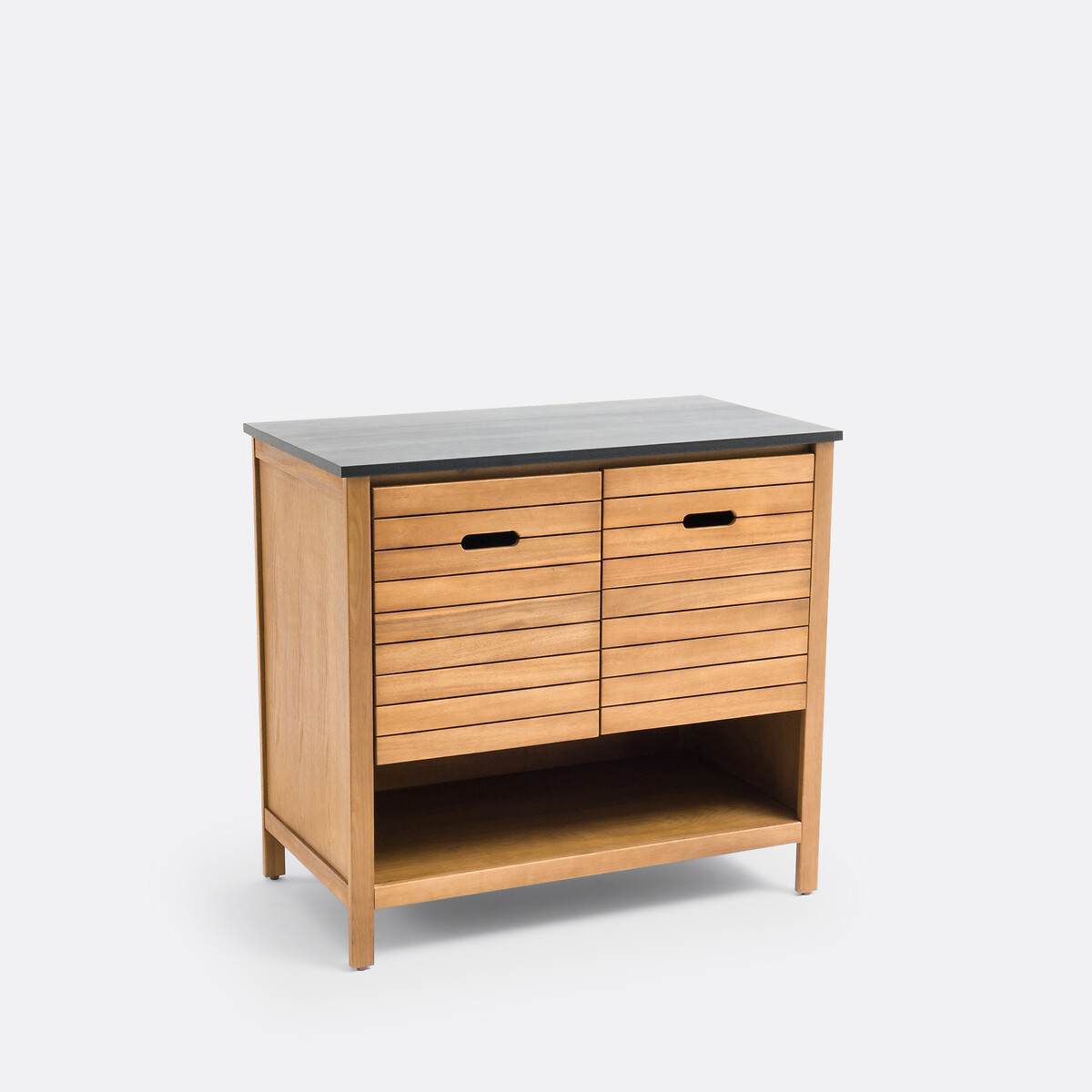 LA REDOUTE INTERIEURS<br>Móveis de banheiro Saturno, Acácia, 90 cm