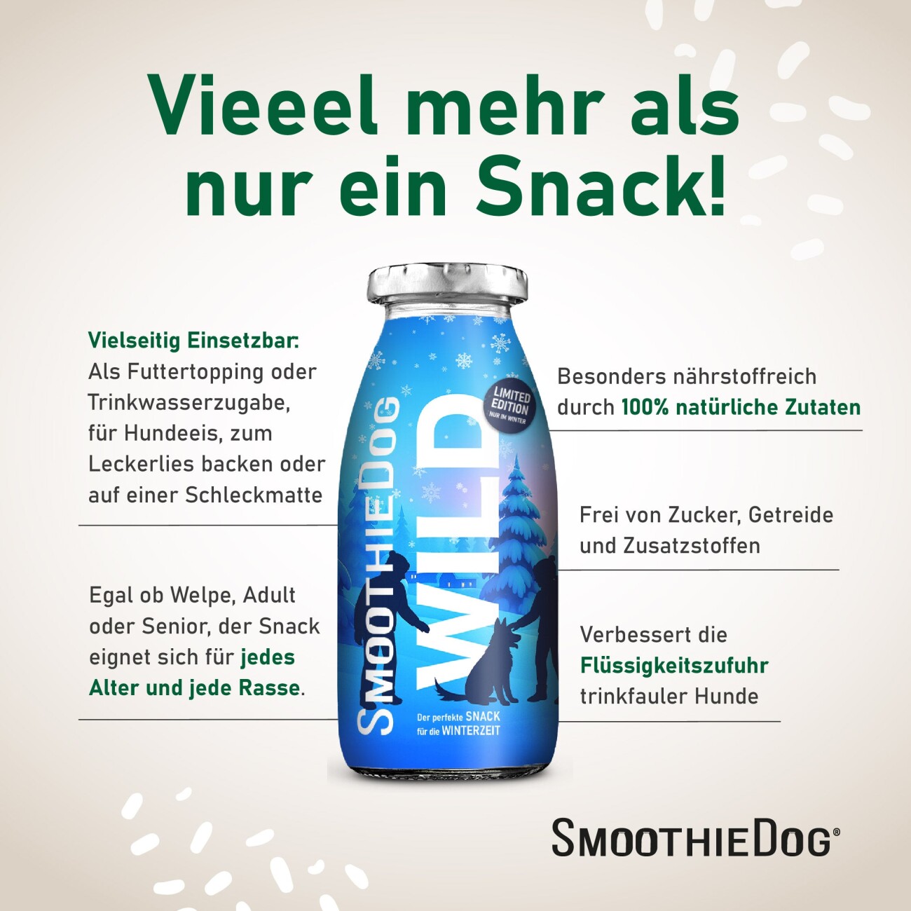 G.O.A.T. GmbH Smoothiedog SmoothieDog Winter Wild