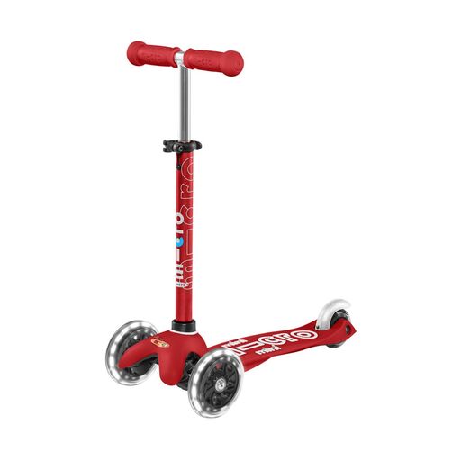 Patinete Mini Micro Deluxe Vermelho Led