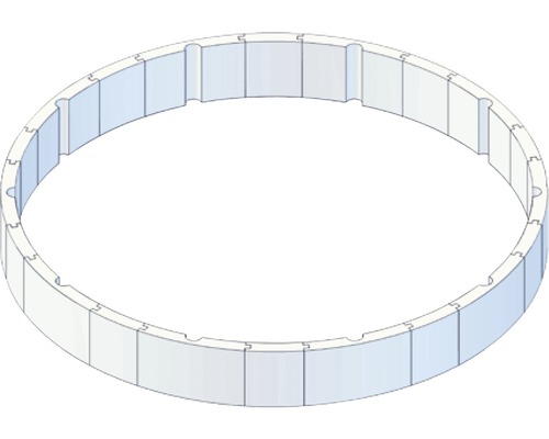 Beschermerbekistingsblokkenset Planet Pool, hoogte 52cm, voor zwembaden Ø 300x120cm
