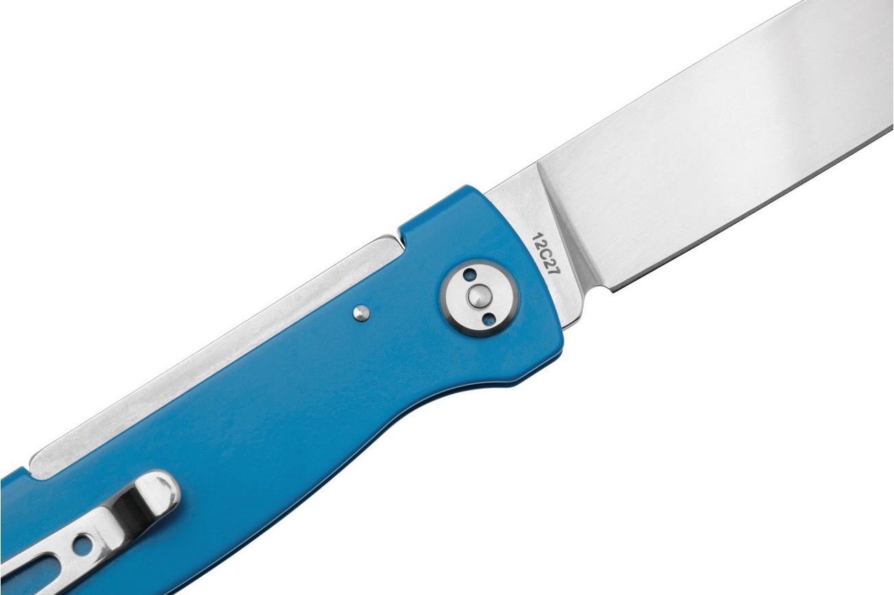 Böker Plus Atlas 01BP0014, Satin 12C27, Blue Stainless Steel zakmes