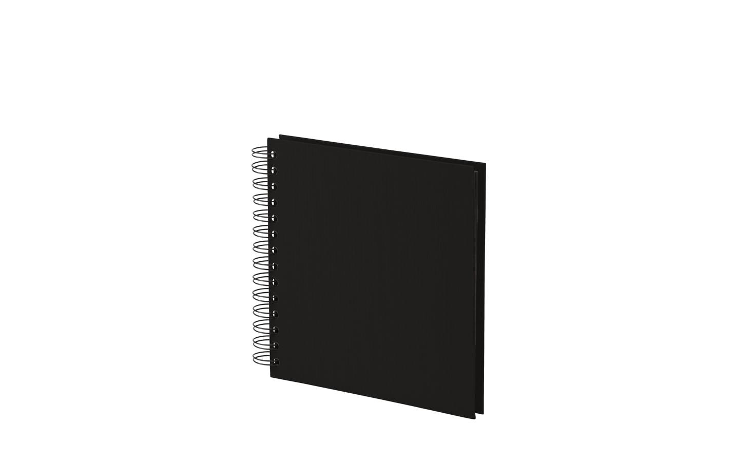 Fotoalbum S.O.H.O. Schwarz, 180 x 180 mm SchwarzFotoalbum 60 Seiten