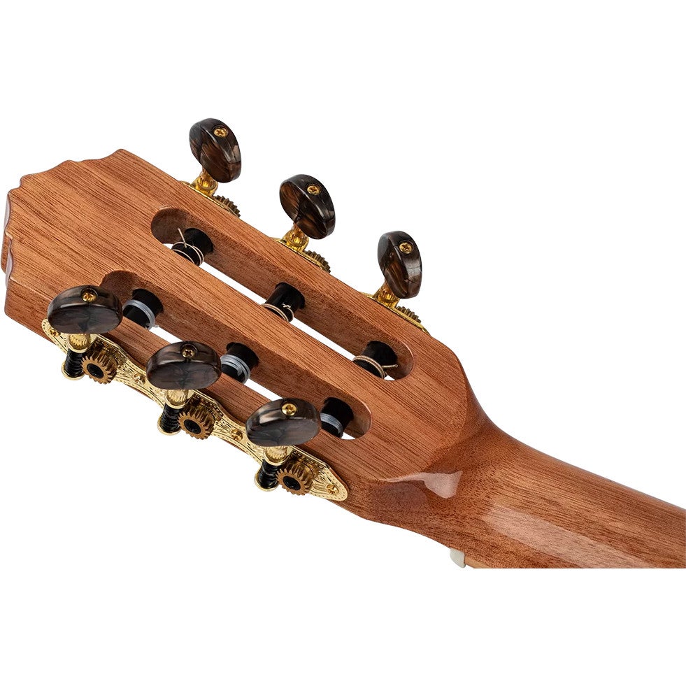 Ortega Mini/Travel Series RGLE18ACA elektrisch-akoestische guitarlele met gigbag