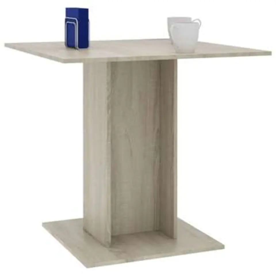 vidaXL - Eettafel - Bruin - Bewerkt hout