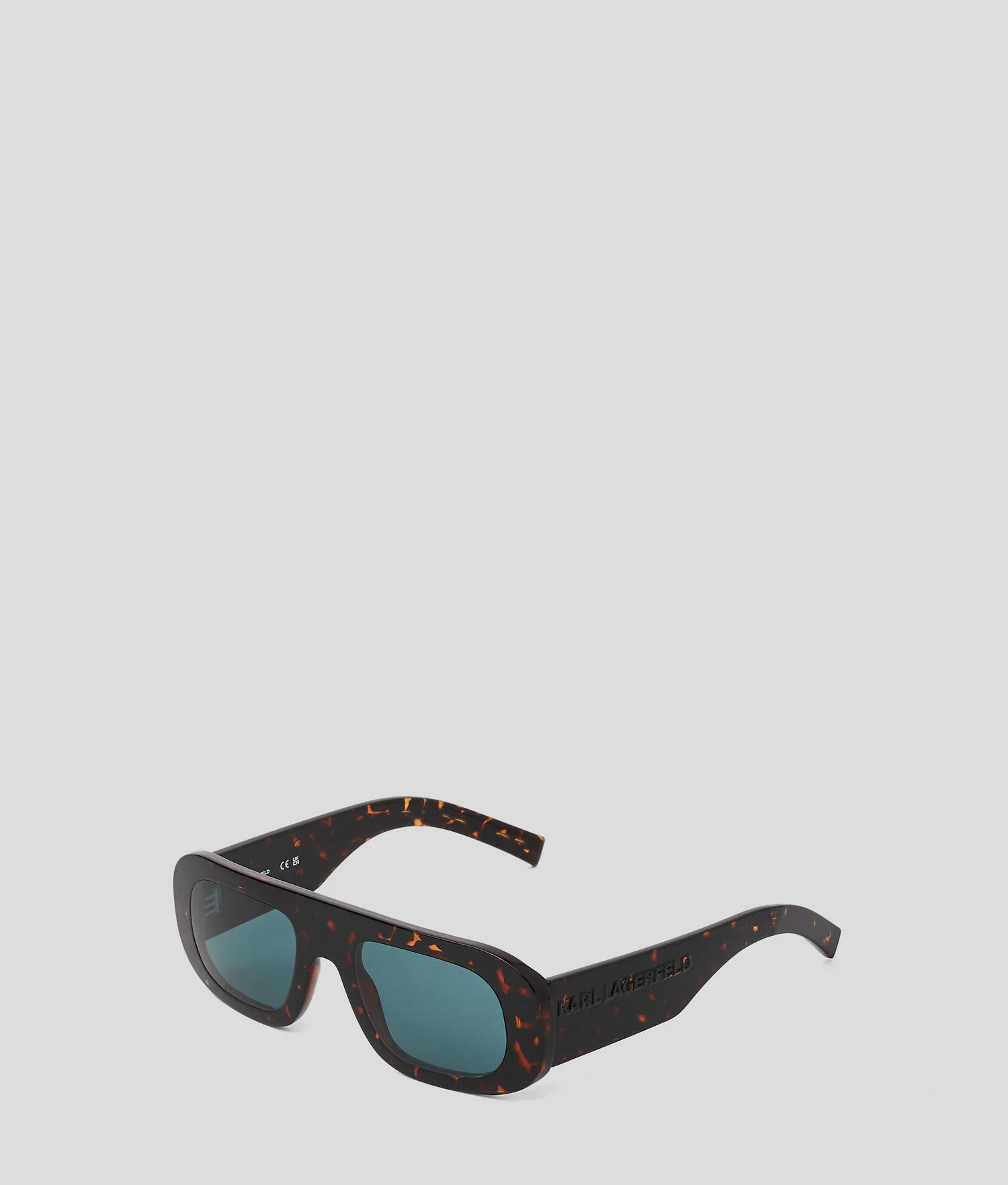 LUNETTES DE SOLEIL AVEC LOGO KARL - Tortue Foncée