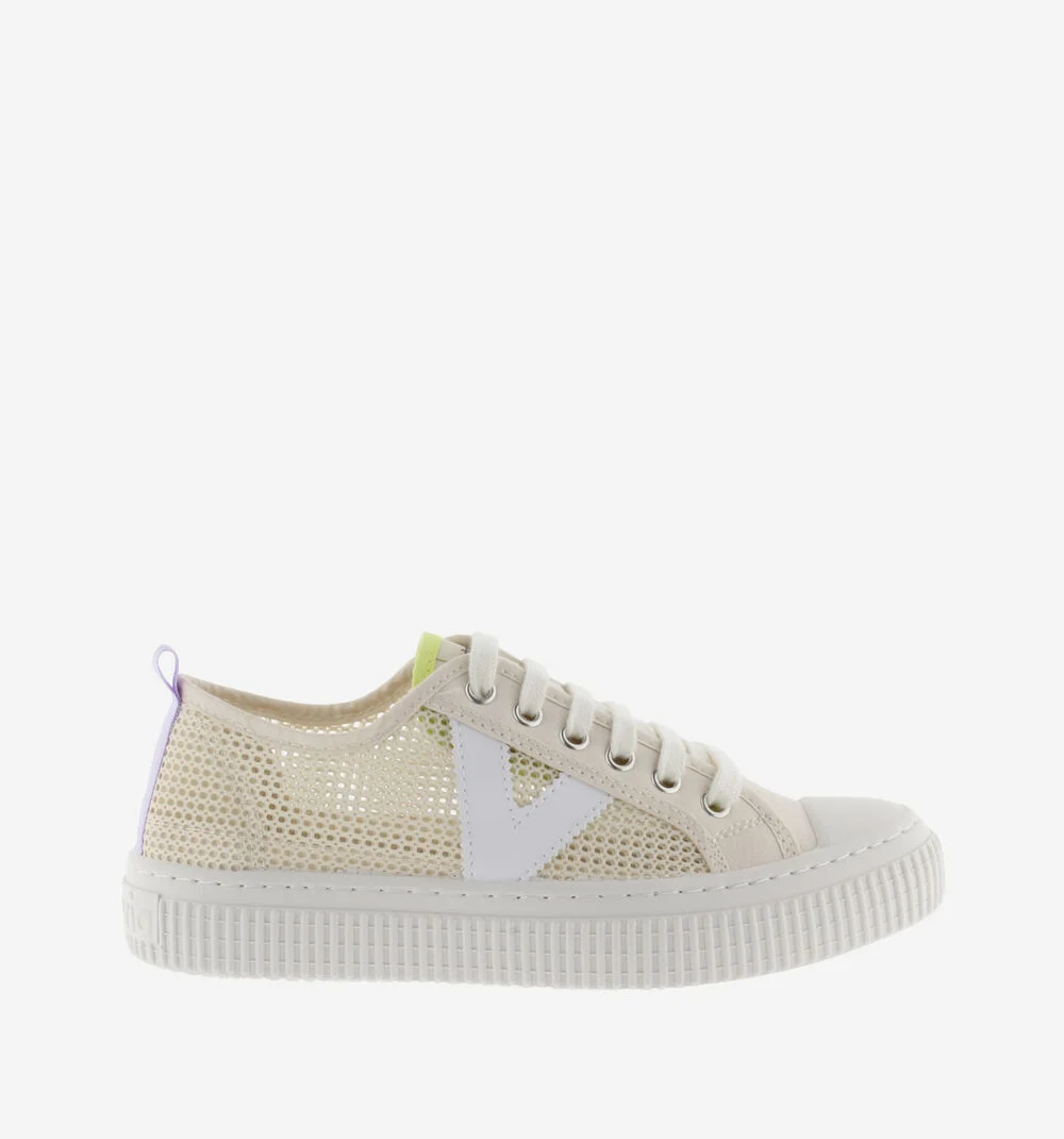 1915 RE-EDITION BASKET MESH Baskets en toile et mesh pour femme CRUDO