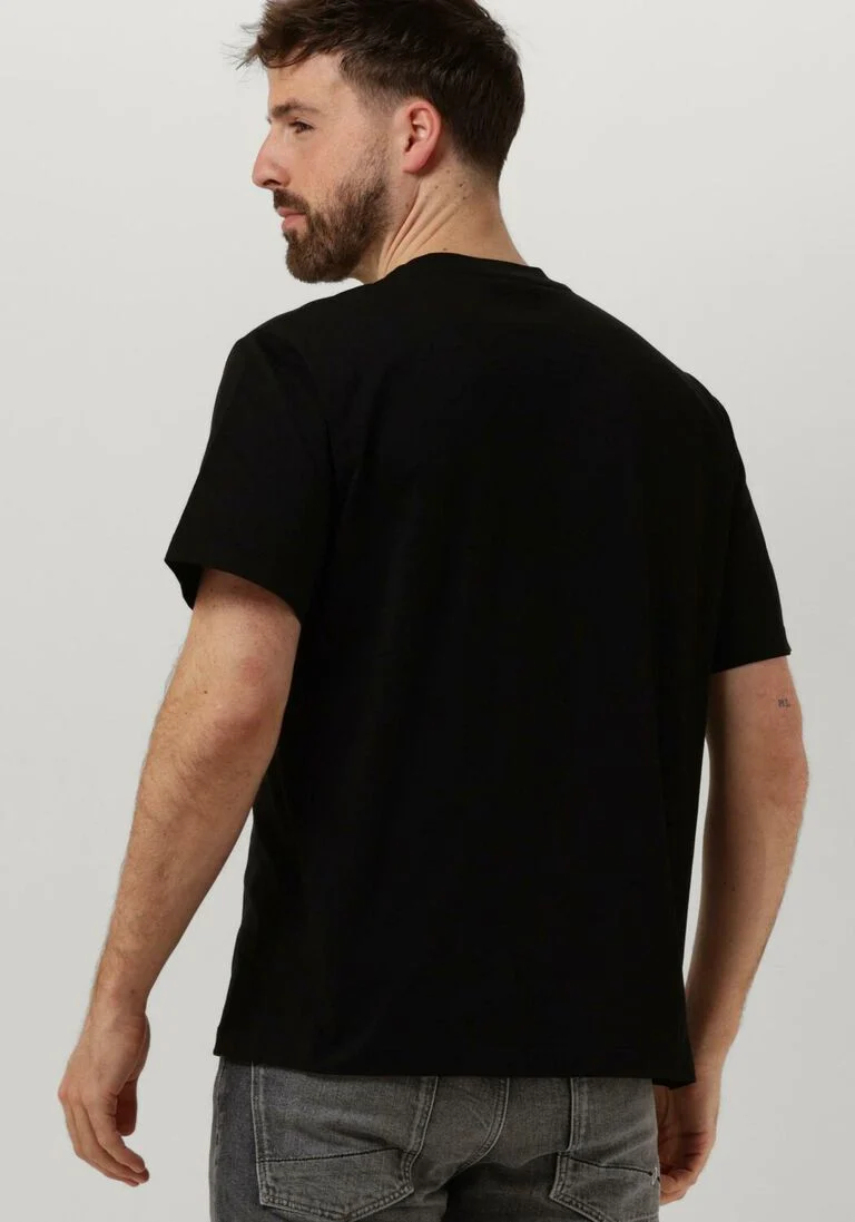 LACOSTE zwarte lacoste t-shirt 1ht1 men's tee-shirt