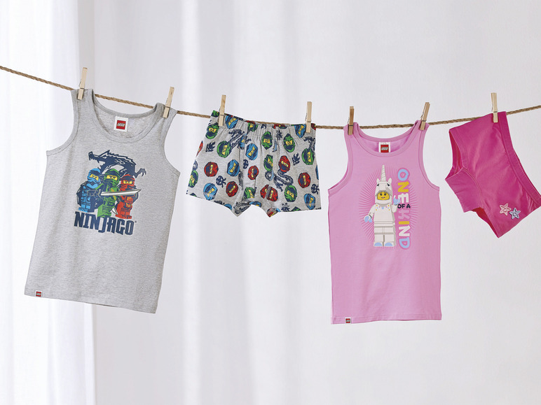 Kinder ondergoed-set, 2-dlg. met ronde hals