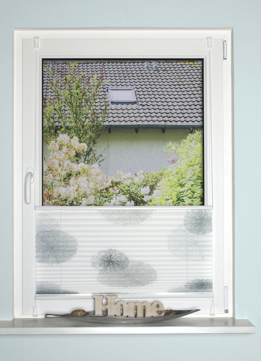 Plissee-Rollos ohne Bohren und Schrauben