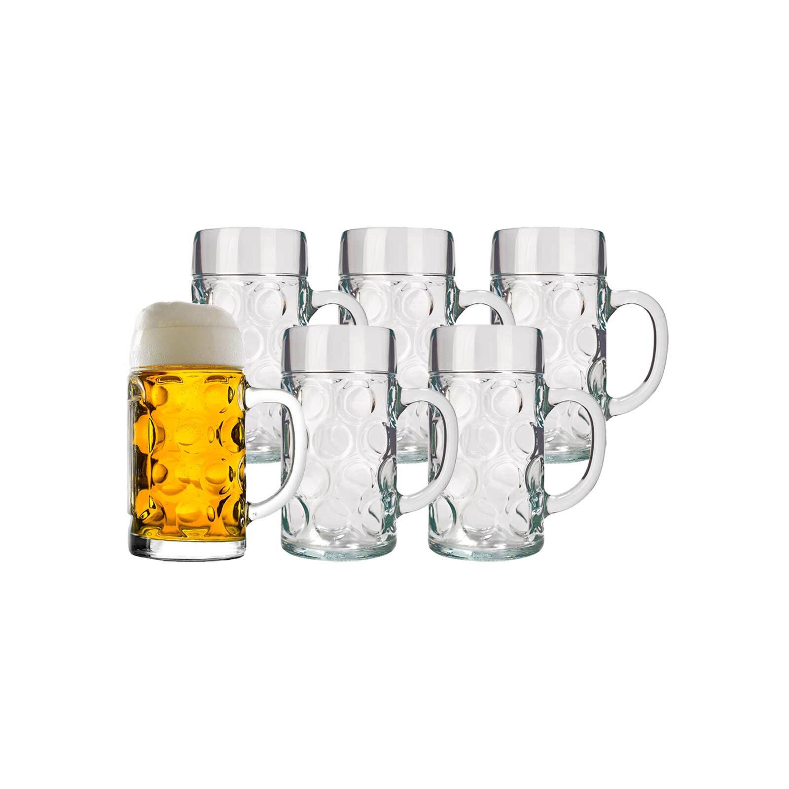 Stölzle Lausitz Bierkrüge Isar 0,5l + 1l 12er Set