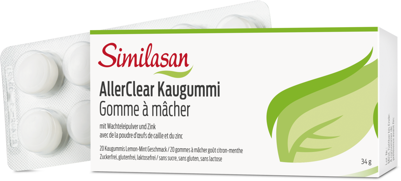 SIMILASAN AllerClear Kaugummi Kaugummi Blist 20 Stk
