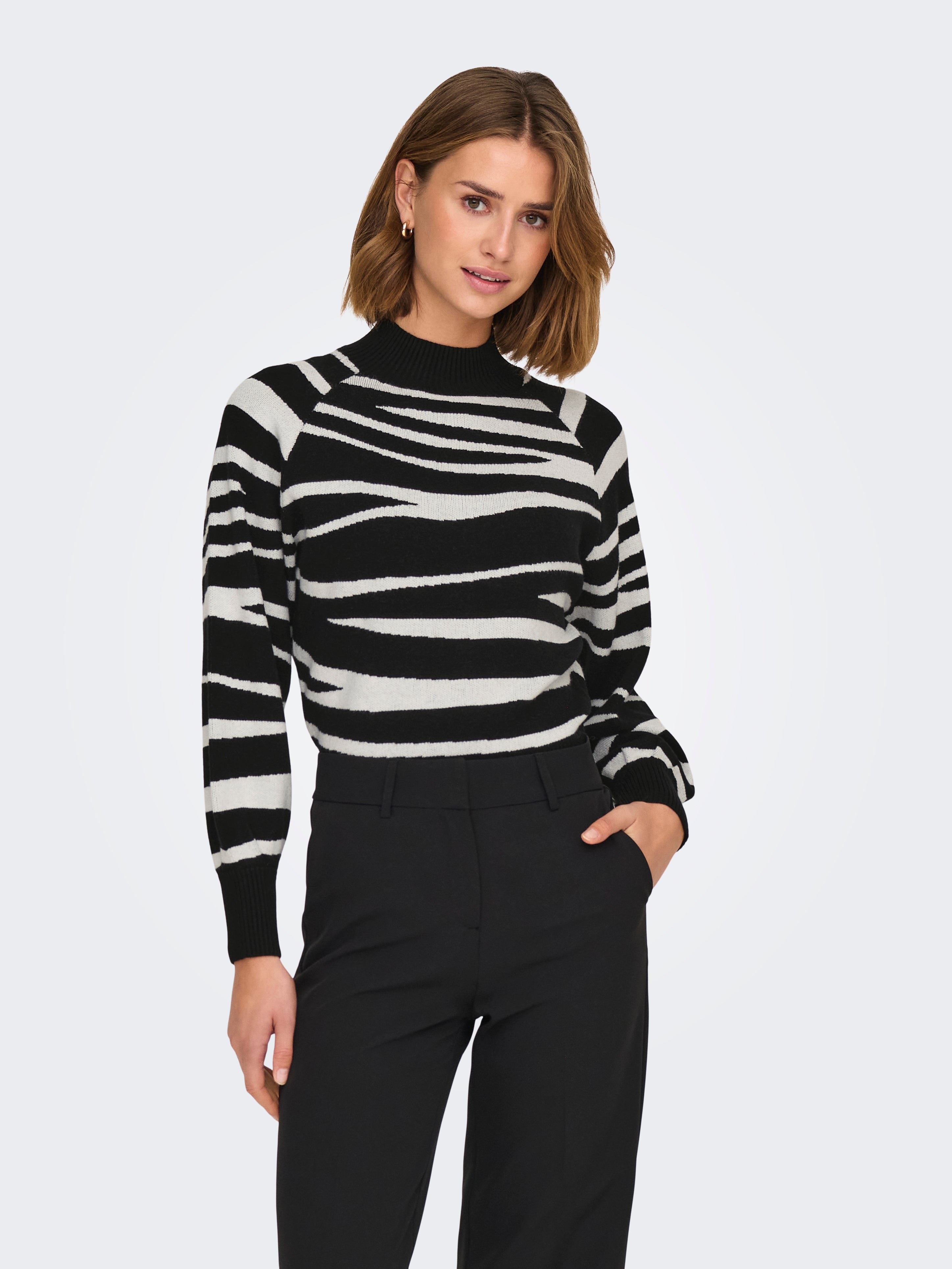 ONLFRIDA Strickpullover Black