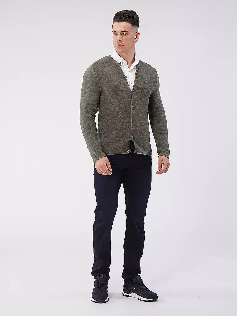 GOTTSEIDANK Strickjacke ALOISIUS  olive