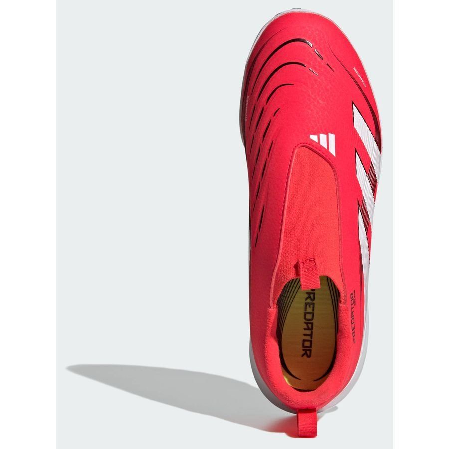 adidas Predator League Laceless TF Pure Victory - Lucid Red/Blanc/Noir Enfant