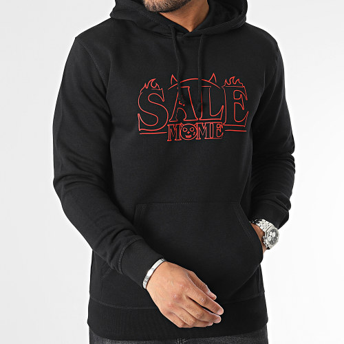 Sweat Capuche Evil Toto Noir Rouge