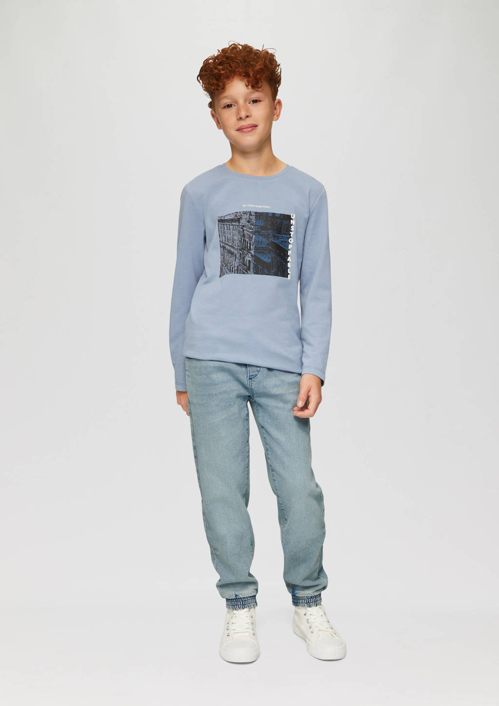 s.Oliver regular fit jeans light blue denim