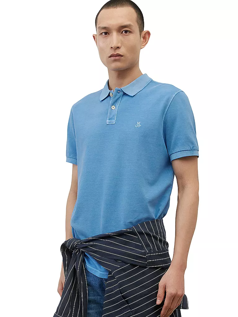 MARC O'POLO Poloshirt Regular Fit blau