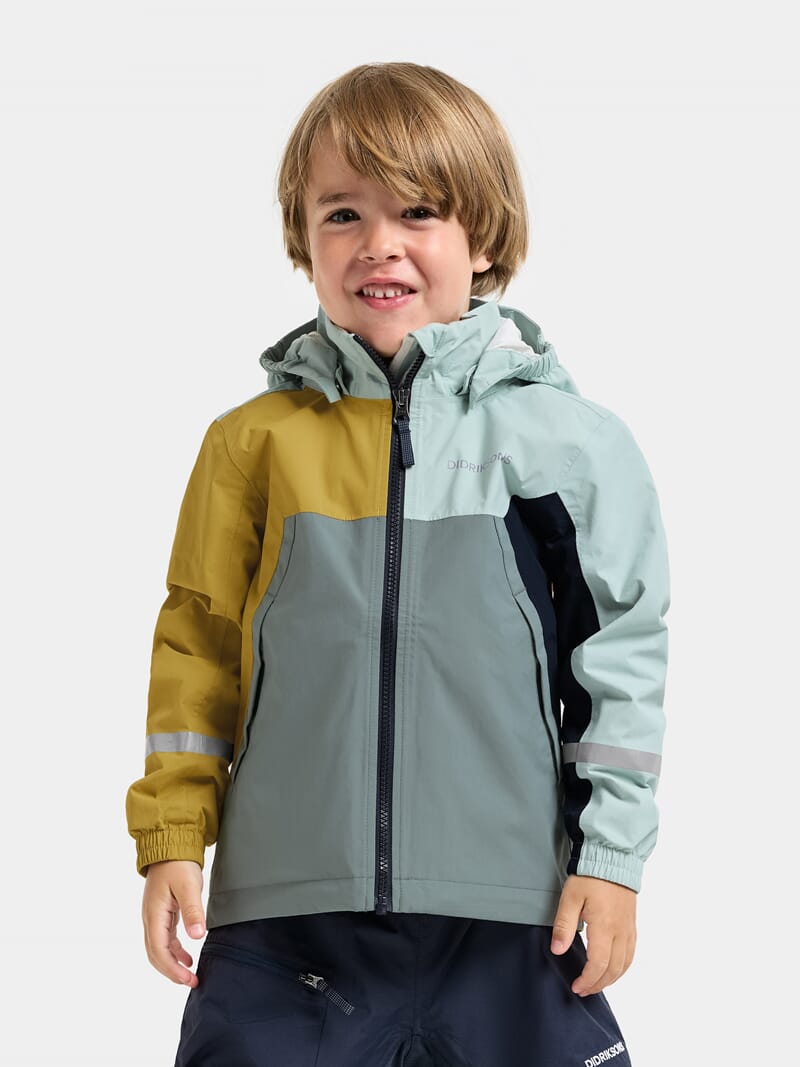 Pilvi Kids Jacket yellow pollen - Didriksons - Rumpetroll