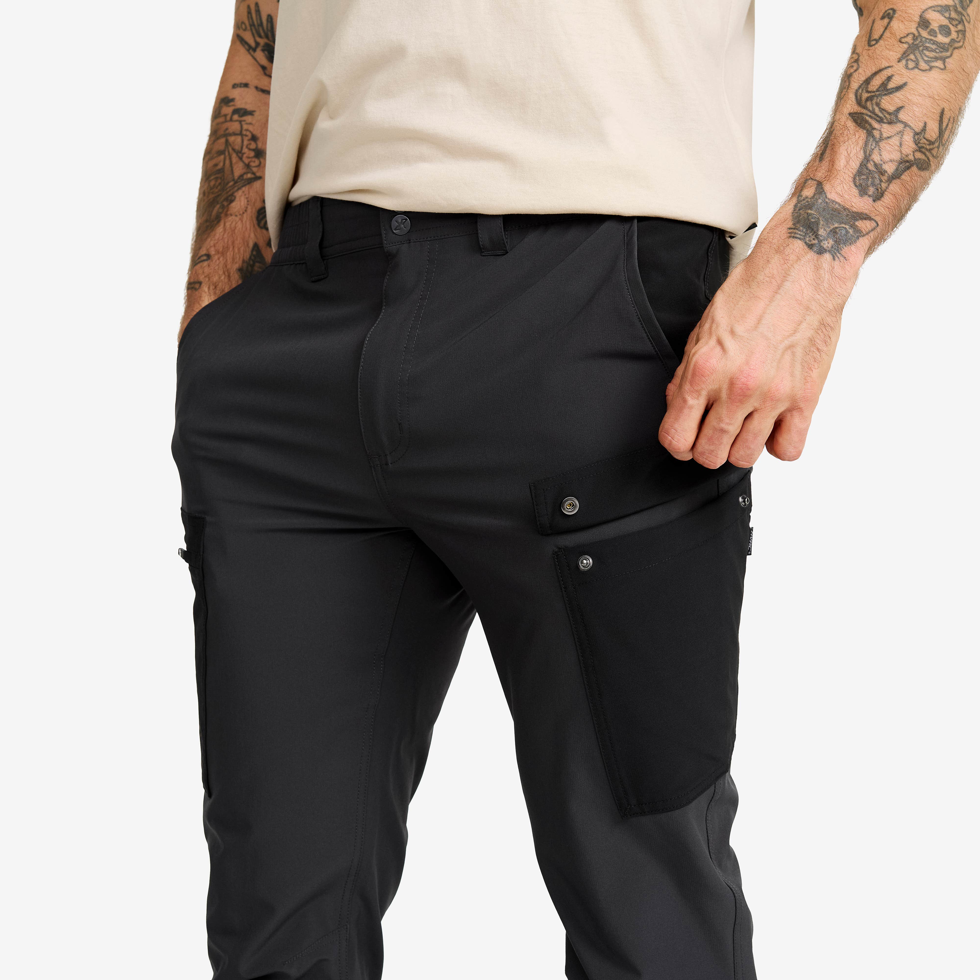 Verge Stretch Cargo Pants Herre Anthracite/Black