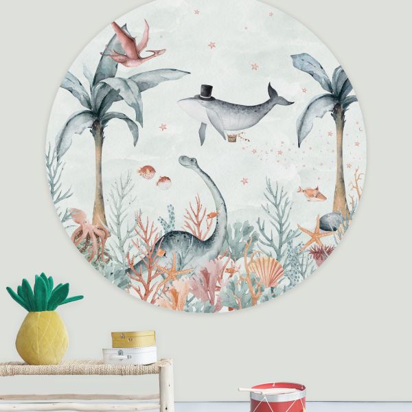 Creative Lab Amsterdam Flying Whale Behangcirkel 95 cm