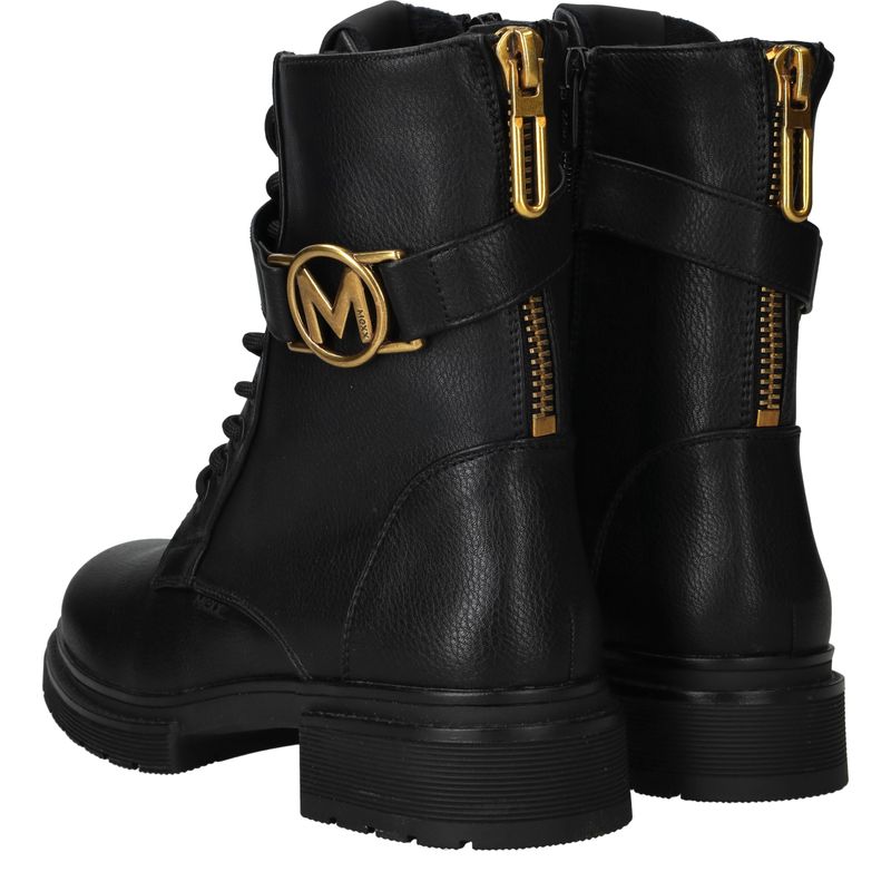 Mexx Kimberly Glad Veterboots Zwart Dames