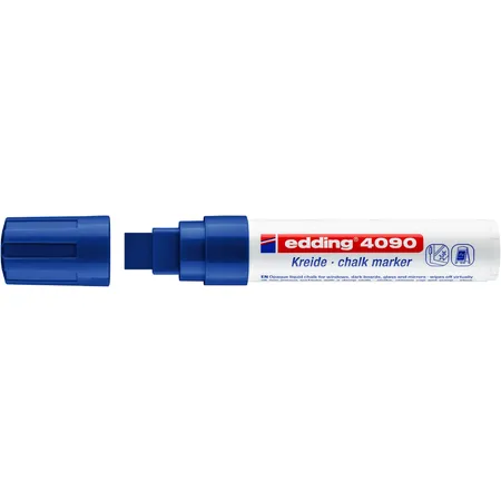edding 4090 Kreidemarker, 4-15mm, blau