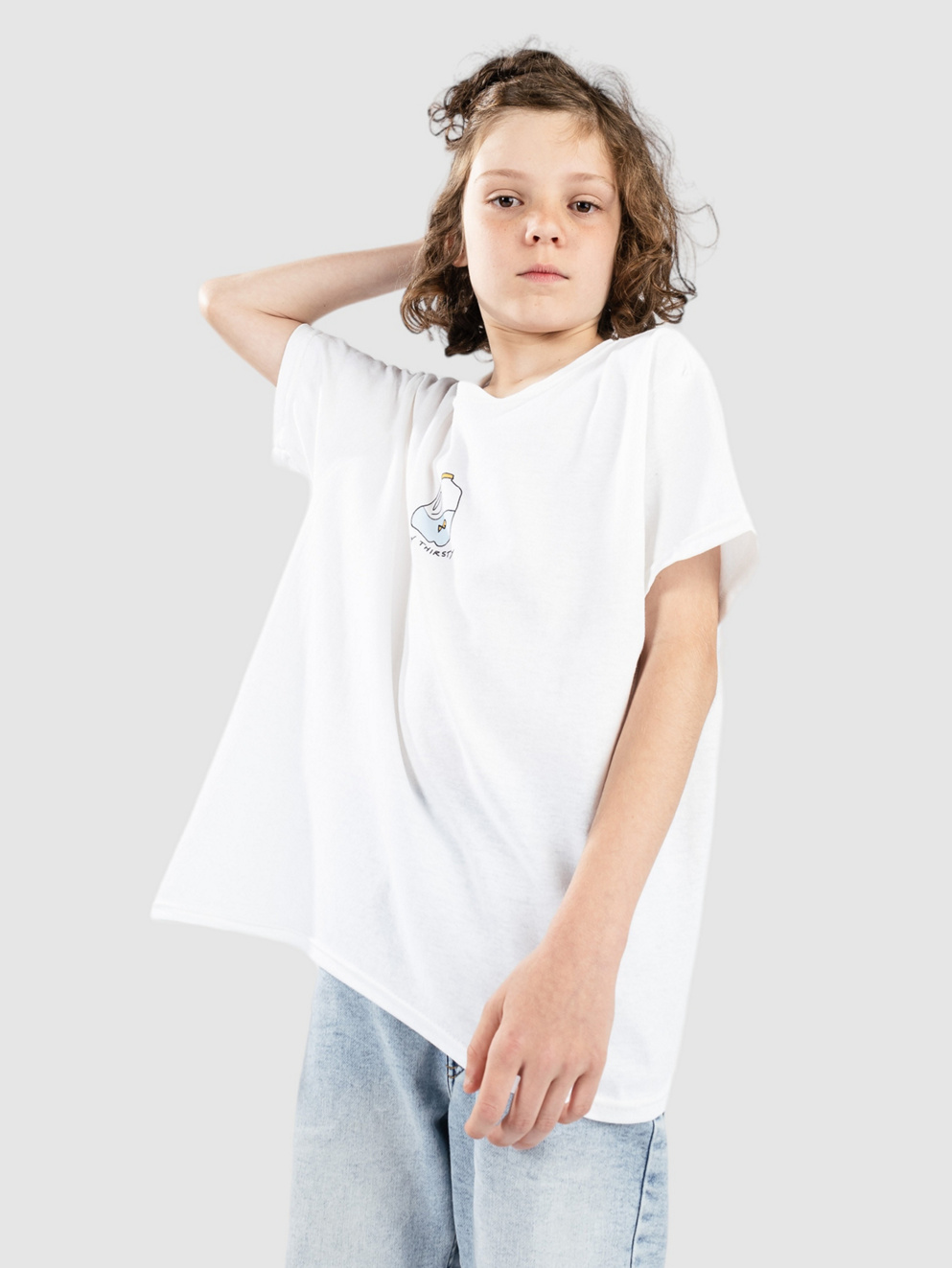 A.LAB Stay Thirsty Kids T-Shirt white