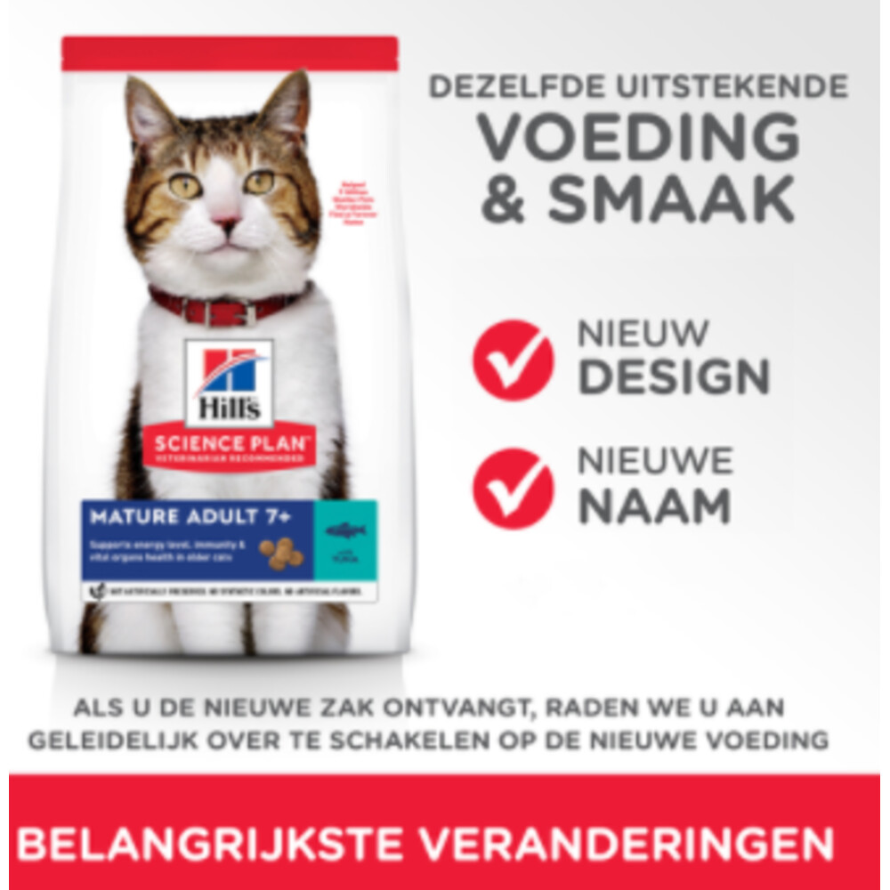 Hill's Science Plan Kattenvoer Mature Adult Tonijn1,5 kg