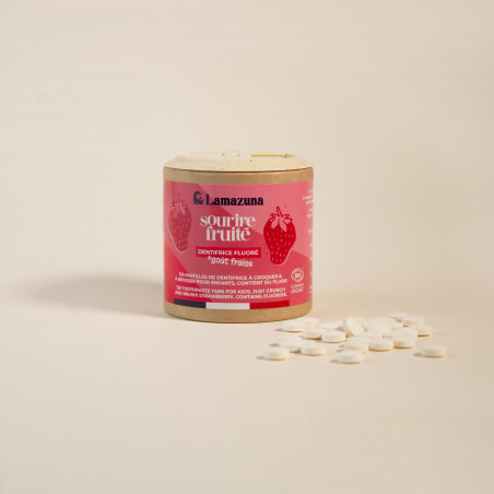 Lamazuna Dentifrice à croquer sourire fruité