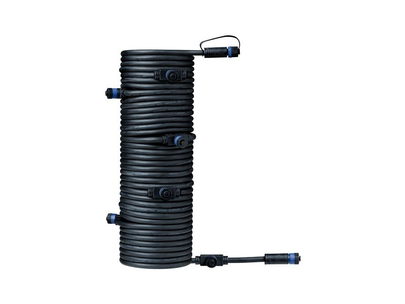 Paulmann Verbindungskabel Plug & Shine 15 m mit 7 Anschluss Verbindungskabel 1 Input - 7 Output