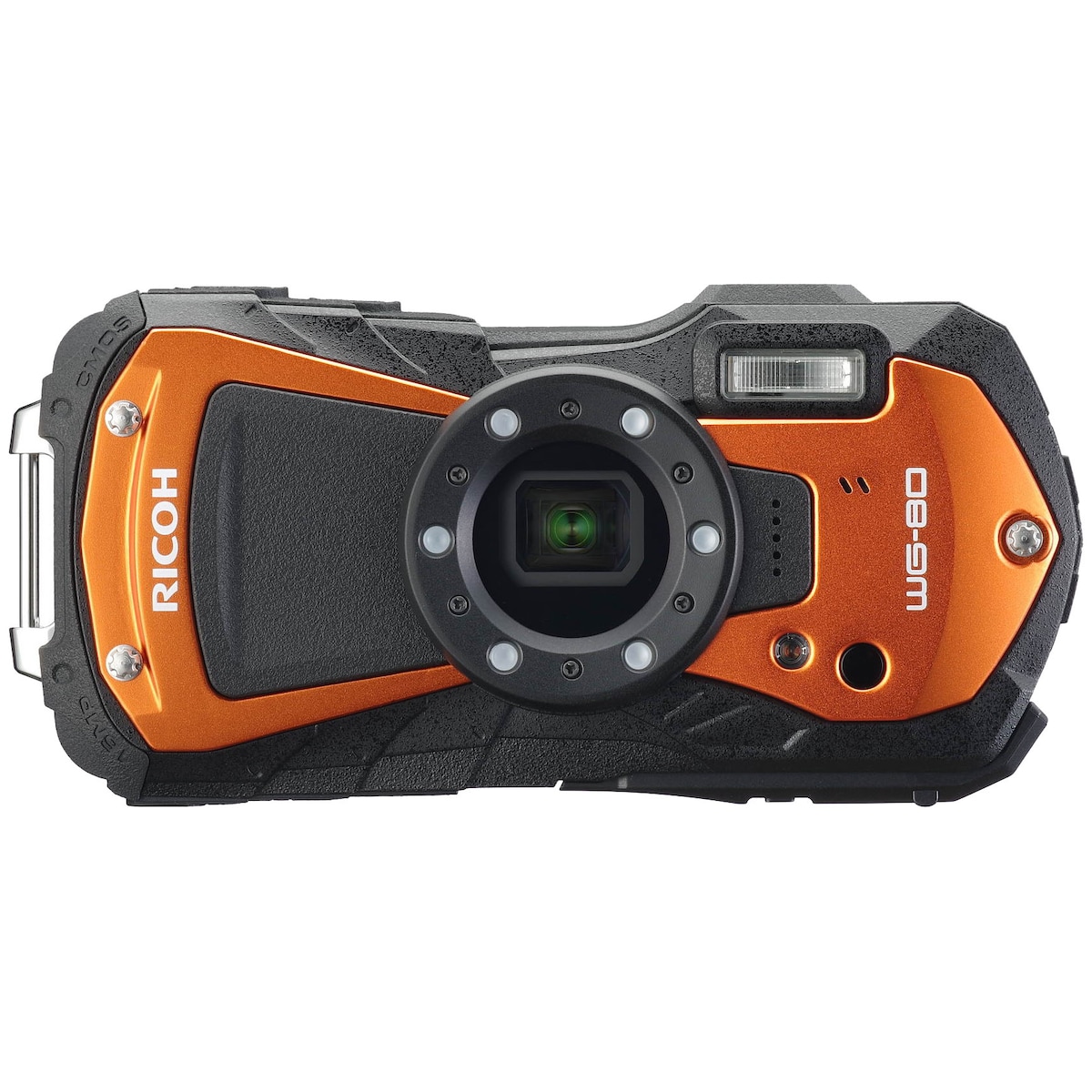 Ricoh kompaktkamera WG-80 (oransje)