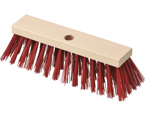 Bümag straatbezem 30 cm, PVC rood