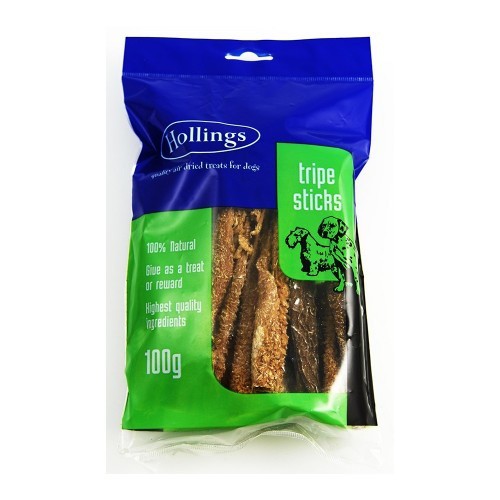 Petiscos de tripa de cachorro (100g) Sabor Carne