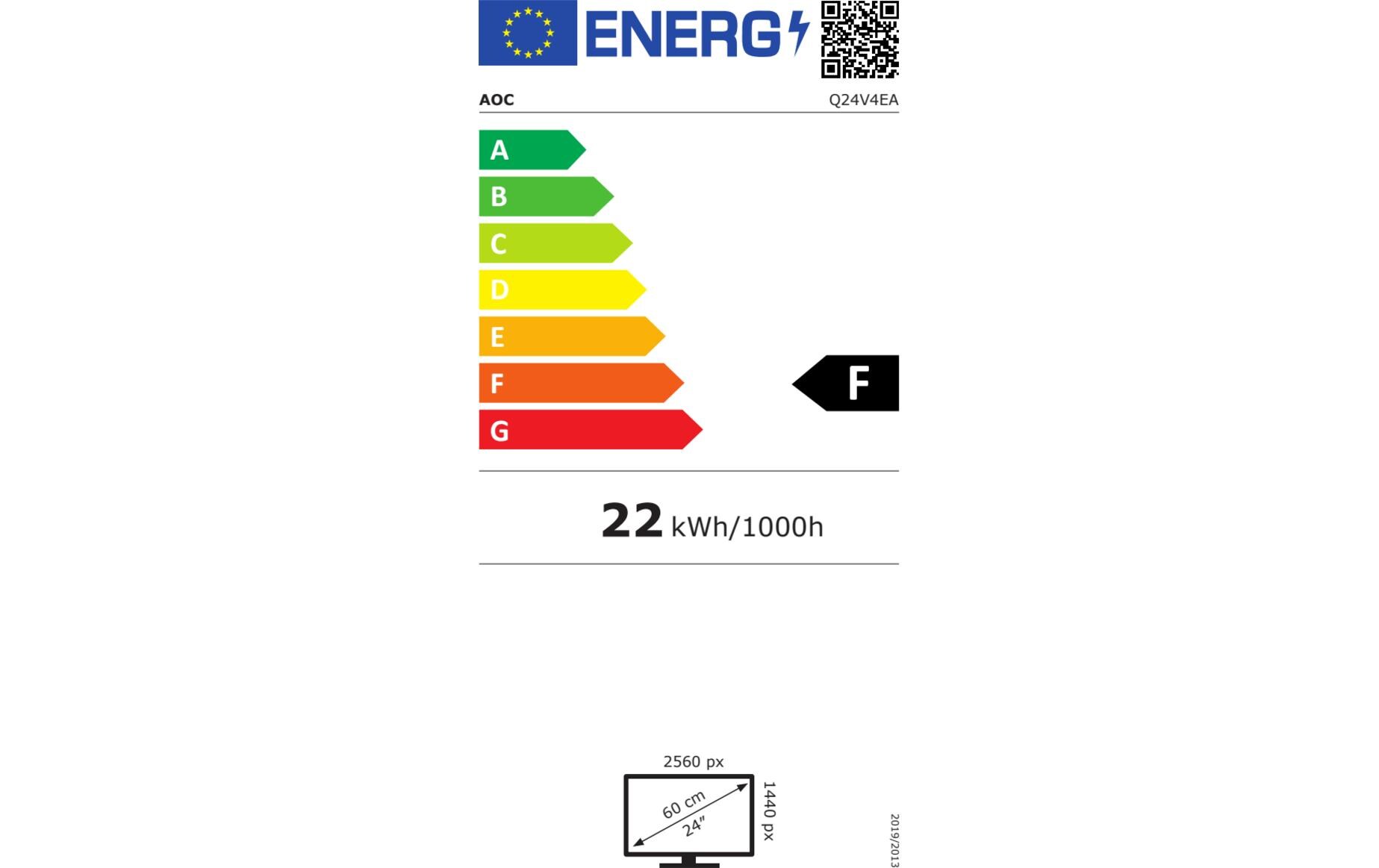 Monitor Q24V4EA<br>Rahmenloser 23.8