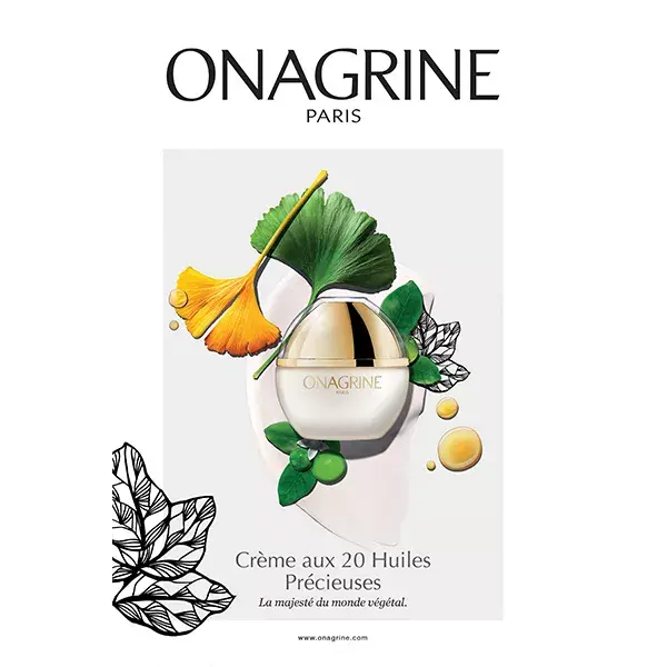 Creme Onagrine com 20 Óleos Preciosos 50ml