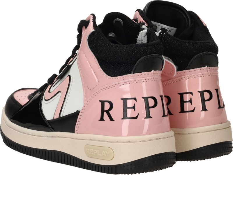 Replay Epic Jr MID 7 Sneakers Zwart Meisjes