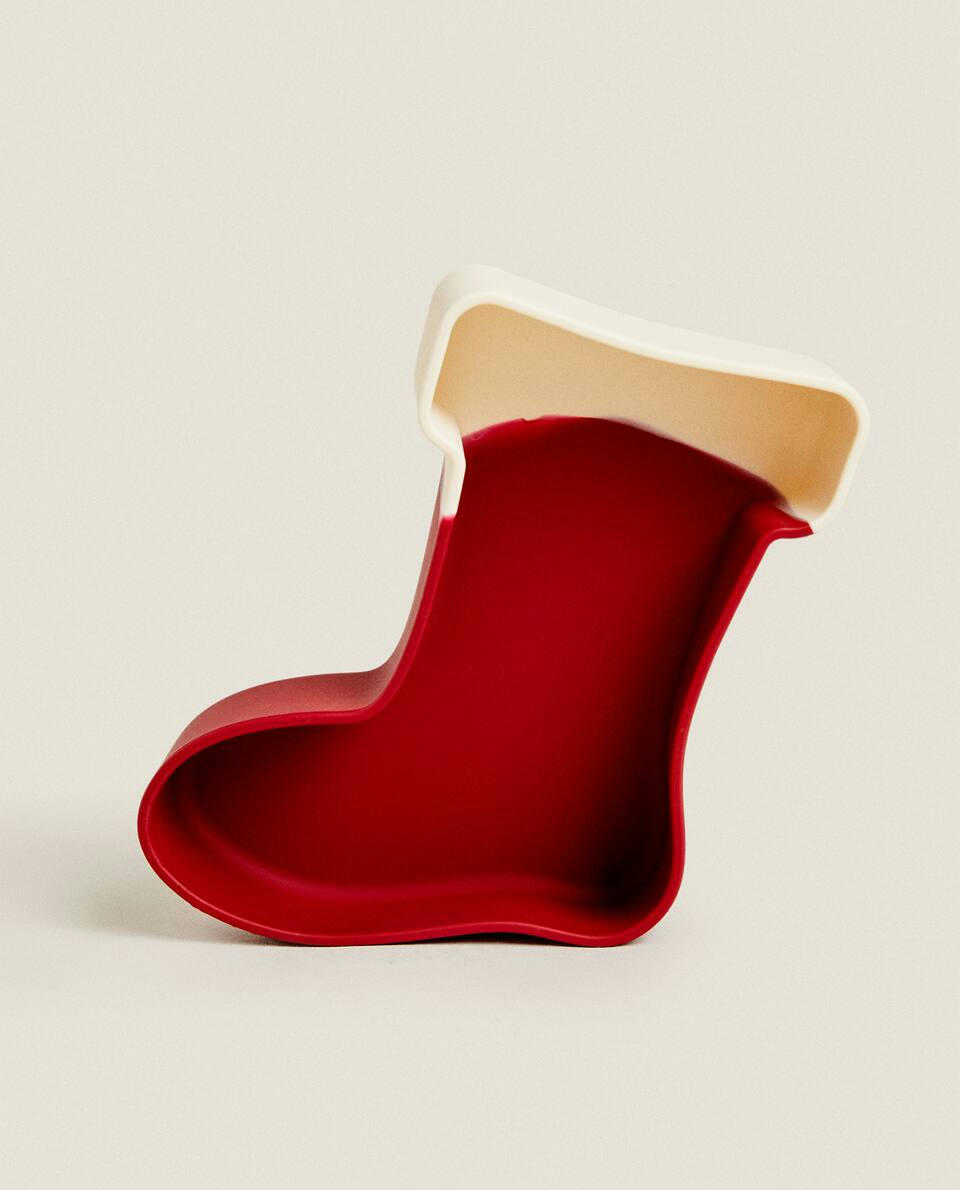 PLACA DE BOTA DE NATAL DE SILICONE
