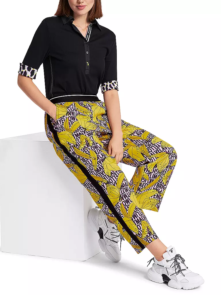 MARC CAIN Businesshose 7/8 gelb