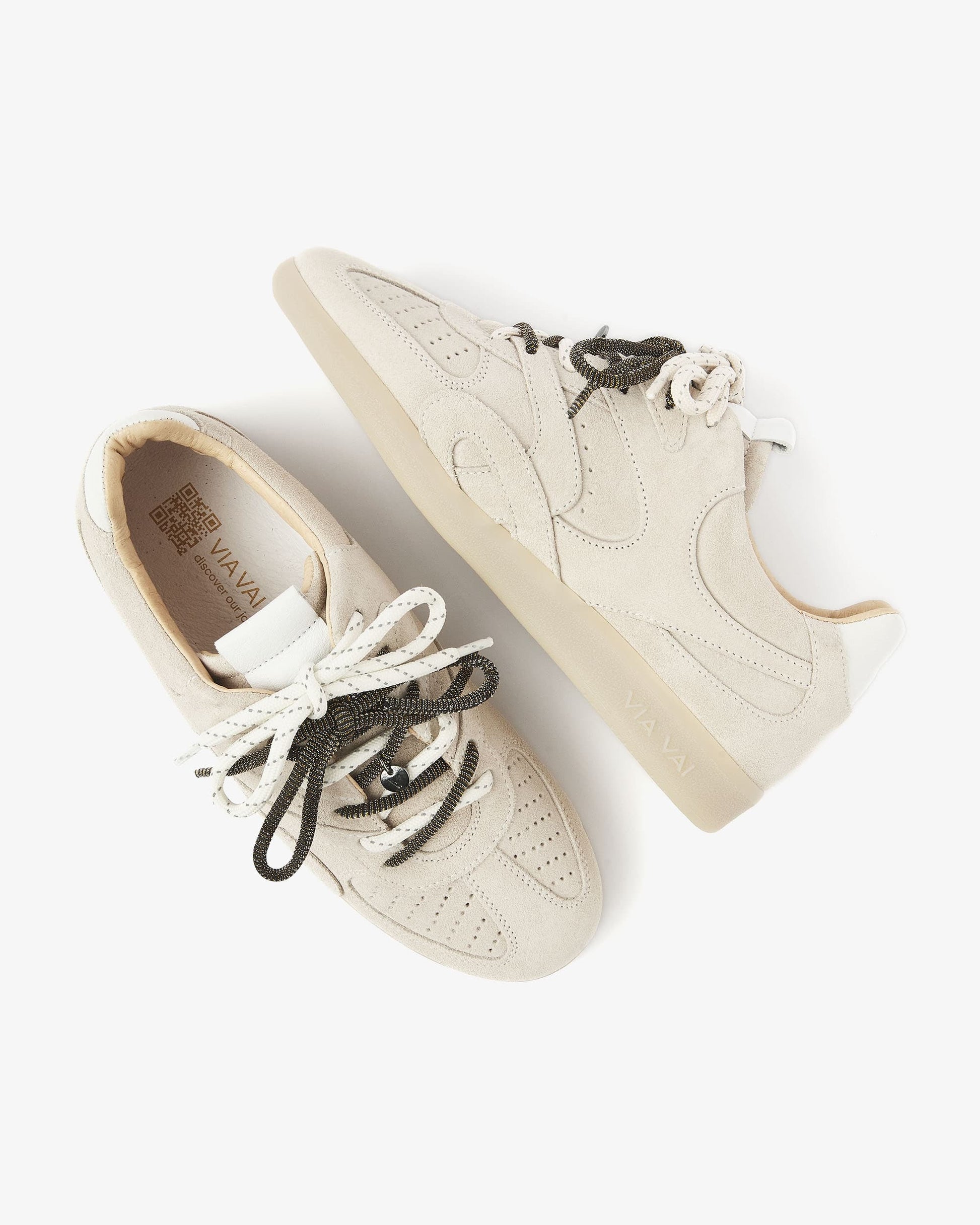 VIA VAI beige dames sneakers Nilla Macy