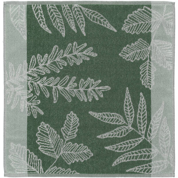 Blokker Keukendoek Blaadjes - Groen
